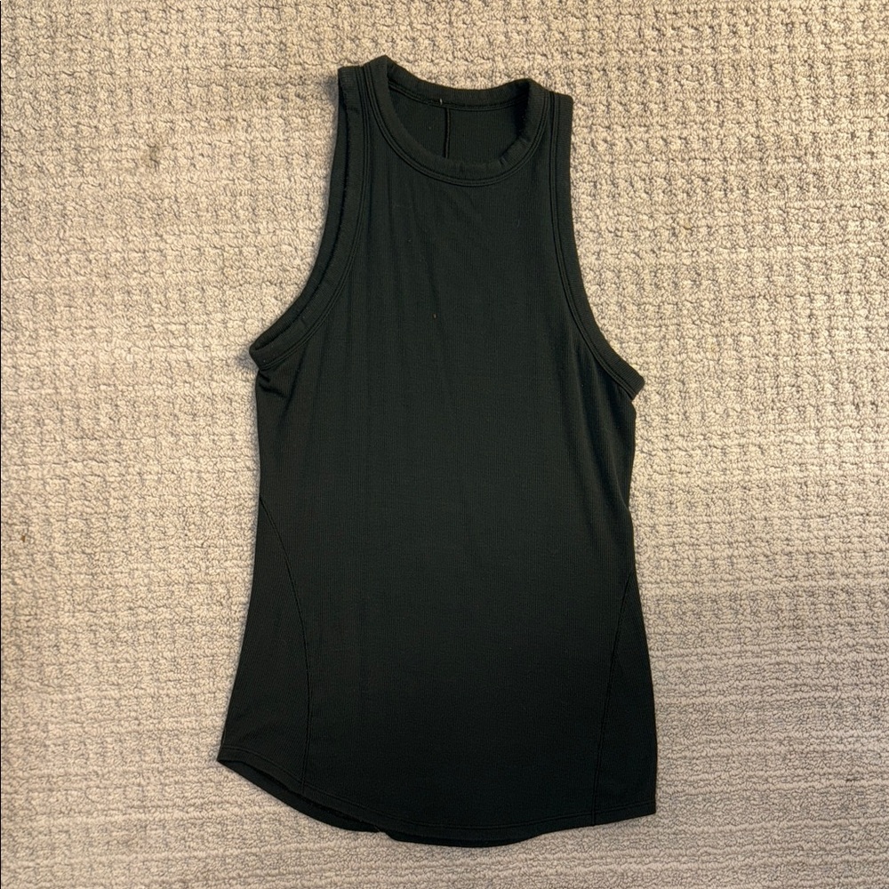 Dark green Sleeveless Women's Top